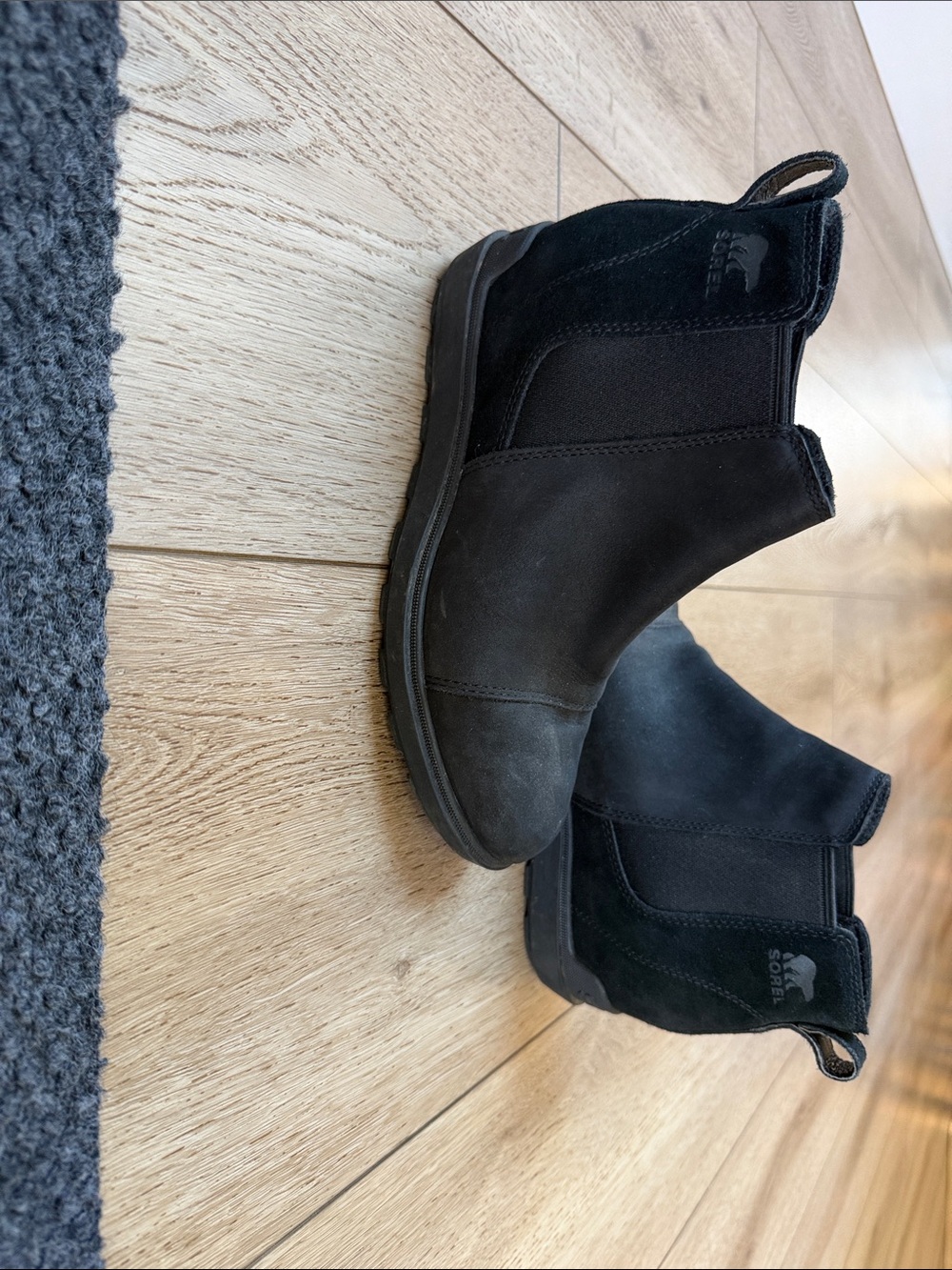 Sorel Black Women's Chelsea Ankle Boots